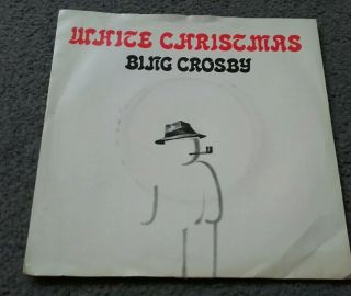 Bing Crosby - White Christmas - 7 " Vinyl Record - 45 Rpm Mca 111 Rare Picture