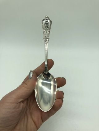 Vintage Wallace Rose Point Sterling Silver 7 1/8” Spoon