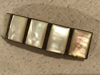 Vintage معضض يد من صدف بحري قديمSedaf sea shell Hand Bracelet Bronze unisex Rare 3