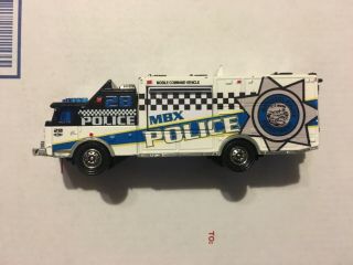 Matchbox 2010 Real Rigs E - One Police Mobile Command Center Vehicle Rare