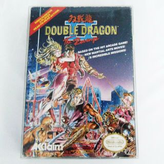 Double Dragon Ii Nintendo Nes Game Complete Set Box Cib Rare Vintage 2