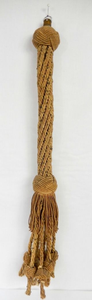 Antique - Vintage Gold & Metallic Thread Cords,  Turkish Knots,  Tassel,  Etc. 2
