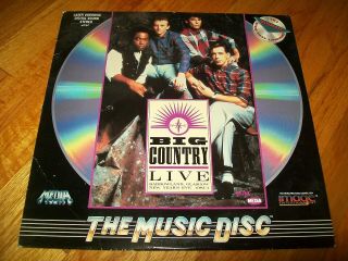 Big Country Live In Concert Ld The Music Disc Ultra Rare
