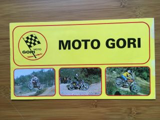 Rare Moto Gori Sports Moped Motocross Tria Vintage Motorcycle Barn Find Brochure