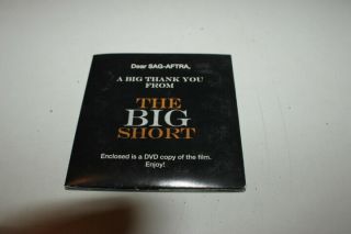 The Big Short For Your Consideration Promo Screener Rare Not C 2