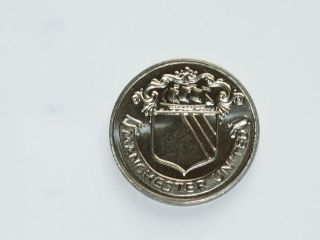 Rare Esso Fa Cup Centenary Coin 1972 Manchester United Man Utd Near Perfect