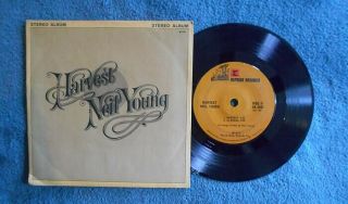 Neil Young Harvest Rare 5 Song Jukebox Ep And Picture Sleeve
