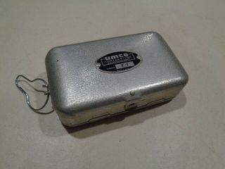 Vintage Umco P - 9 Fishing Tackle Box,  Fly & Spinning,  6 - 1/2 " X 4 " X 1 - 7/8 ",  Ex.