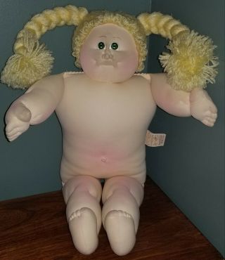1978 The Little People Xavier Roberts Soft Sculpture Doll Blonde Cabbage Patch