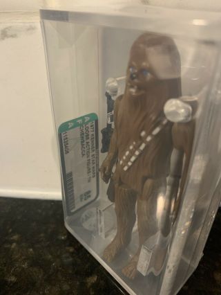 1977 STAR WARS CHEWBACCA AFA 85 NM,  HK COO RARE GRADE VINTAGE KENNER FIRST 12 2