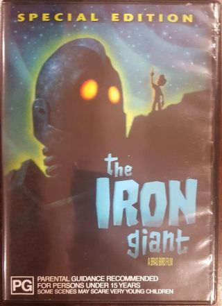 The Iron Giant Special Edition Rare Deleted Dvd Brad Bird Animation Cartoon Film