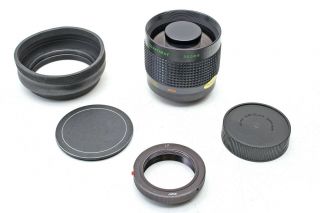 Quantaray 300mm F5.  6 Mirror Lens Reflex T - Mount,  Leica R Mount 300/5.  6,  Rare