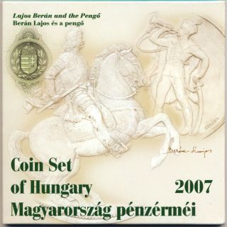 Hungary Ungarn Hongrie Official Set Lajos Beran,  Rare Silver Medal 2007