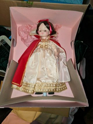 Vintage Madame Alexander 13 " Snow White Doll 1556 W/tags