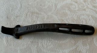 Vintage Cast Iron Wood Stove Plate Lifter Lid Handle Multi - Tool Wincroft Part