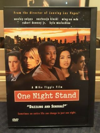 One Night Stand (1997) Dvd Wesley Snipes,  Nastassja Kinski Rare Oop Htf