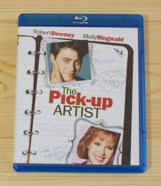 The Pick - Up Artist Blu - Ray Rare Oop 80s Robert Downey Jr.  Molly Ringwald