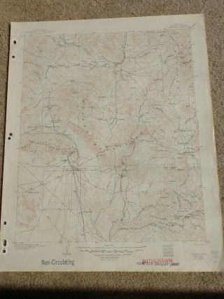 22x29 1948 Usgs Topo Map Congress,  Arizona Congress Junction Martinez Kirkland