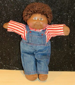 Vintage Original1982 Cabbage Patch African American Boy W/ Outfit So Cute