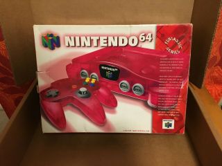 Rare N64 Funtastic Watermelon Red Console Box Only Nintendo 64