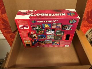 Rare N64 Funtastic Watermelon Red Console Box Only Nintendo 64 3