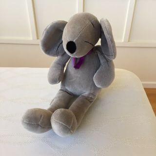 Vintage Manhattan Toy Company 1996 Mouse Plush Stuffed Animal 10 In.