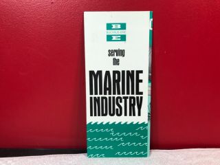 Rare Bucyrus Erie Marine Products 1960s Dealer Sales Brochure
