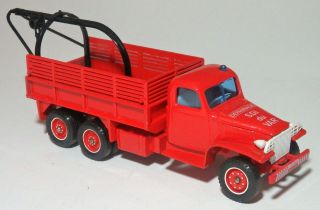 SOLIDO GMC Depanneuse FIRE TOW TRUCK with HOOK 1/50 VERY RARE 2