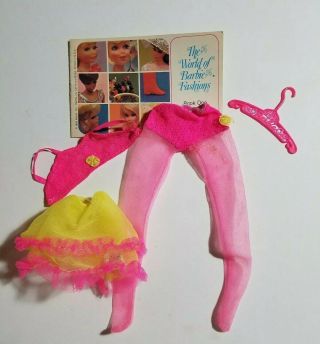 Vintage Mod Barbie 1864 Close Ups Outfit Complete 1969