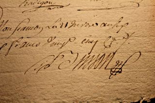 1791 Freemason Signed Manuscript Handwritten Watermark 2p Document Stamped