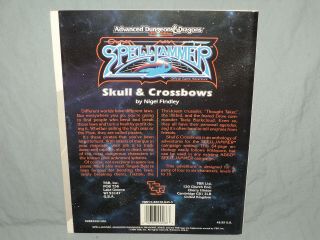 AD&D 2nd Ed Spelljammer Adventure - SJA2 SKULL & CROSSBOWS (RARE with MAP) 3
