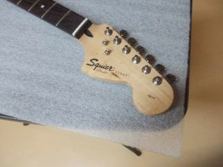 Rare 2007 Fender Squier Affinity electric guitar neck Indonesia Burled Maple 2