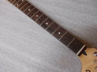 Rare 2007 Fender Squier Affinity electric guitar neck Indonesia Burled Maple 3