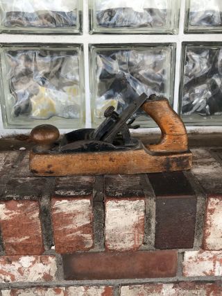 Antique Stanley Rule And Level Co.  Wood Plane