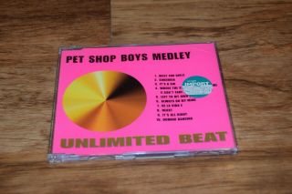 Medley Unlimited Beats Pet Shop Boys Cd Single 5 " Australian Rare Vgc Import