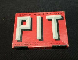Pit,  Antique Card Game,  1919,  Parker Brothers,  Bull & Bear Edition,  Complete Set