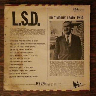 rare album TIMOTHY LEARY - L.  S.  D.  - Pixie 1966 - Mono - OP - VG,  to NM vinyl LSD 2