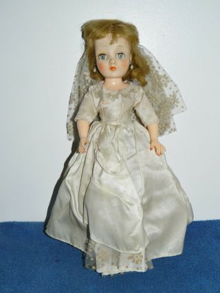 Vintage 18 " Horsman Bride Doll Jointed Legs