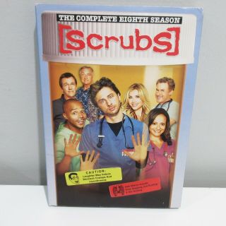 Scrubs - The Complete Eighth Season (rare Dvd 3 - Disc Set)