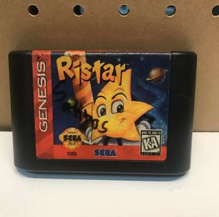 Ristar (sega Genesis,  1995) Game Only Rare Game
