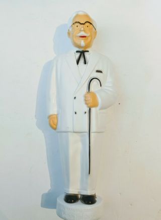 Colonel Col Harland Sanders Kfc 12.  5 " Tall Plastic Coin Bank Rare Canadian Made