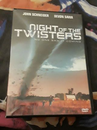 Night Of The Twisters Dvd Very Good,  Rare Oop