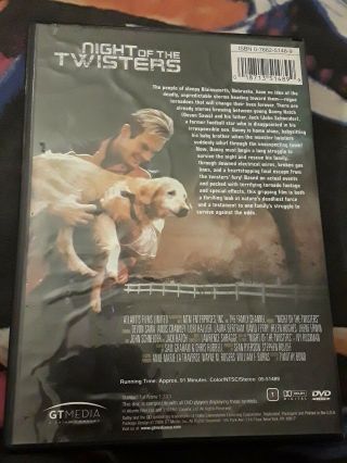 NIGHT OF THE TWISTERS DVD VERY GOOD,  RARE OOP 2