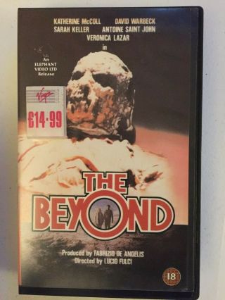 The Beyond Pre Cert Vhs Rare Big Box Video Nasty Lucio Fulci Dpp39 Zombie Horror