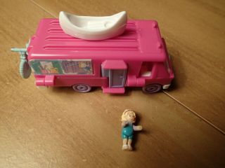 1994 Vintage Polly Pocket - Home On The Go/rv Camper - 100 Complete - Bluebird Toys