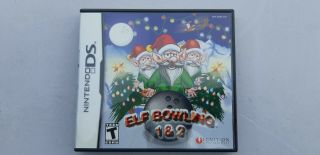 Elf Bowling 1 & 2 Nintendo Ds Complete Rare