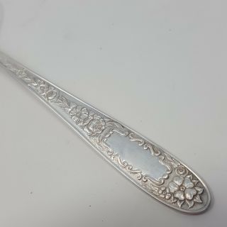 Vintage 1935 Art Deco Silverplate Nat ' l Silver Monarch Plate Mildred Soup Spoon 2