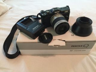 Pentax Q 12.  4mp Digital Camera - (kit W/ Al 5 - 15mm Lens) Rare Find