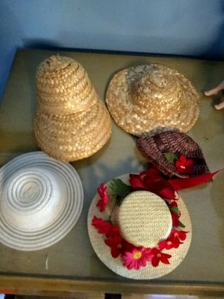 Vintage 5 Hats For Madame Alexander Cissy Revlon & Similar Size 20 " Dolls
