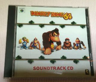 Nintendo Donkey Kong 64 Official Rare Soundtrack Cd 1999
